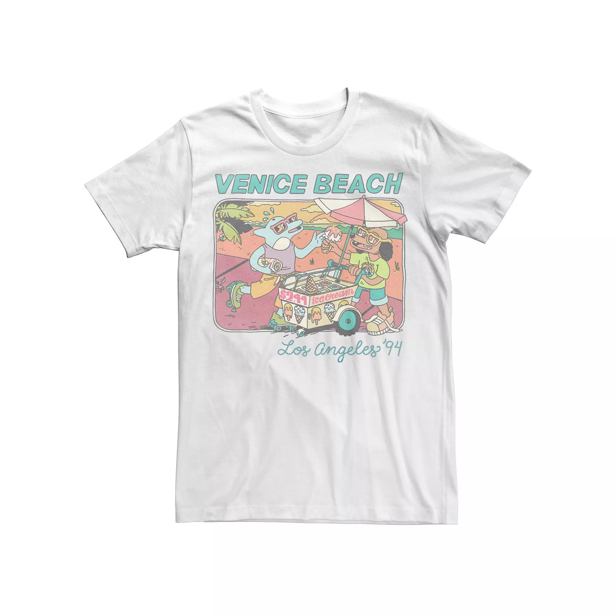 Men's Venice Beach Los Angeles Animal Doodles Tee,  Product Image