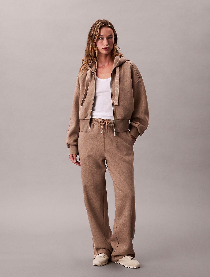 Logo Tape Zip Relaxed Hoodie  Product Image