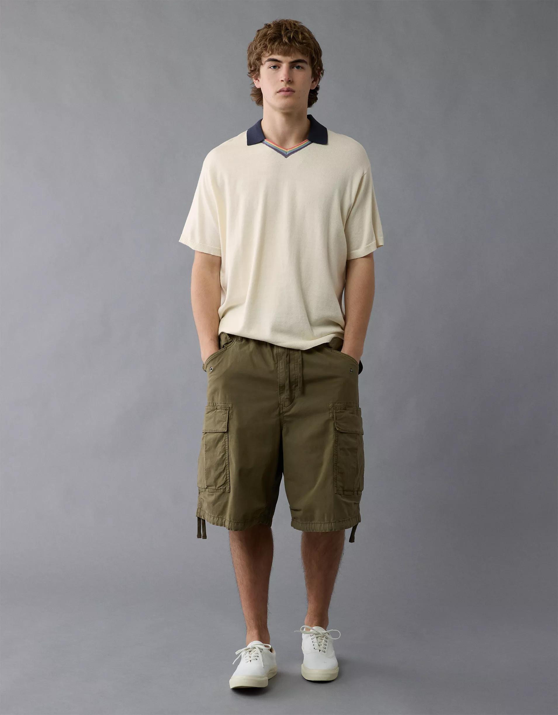 AE Pride Weekend Sweater Polo Shirt Product Image