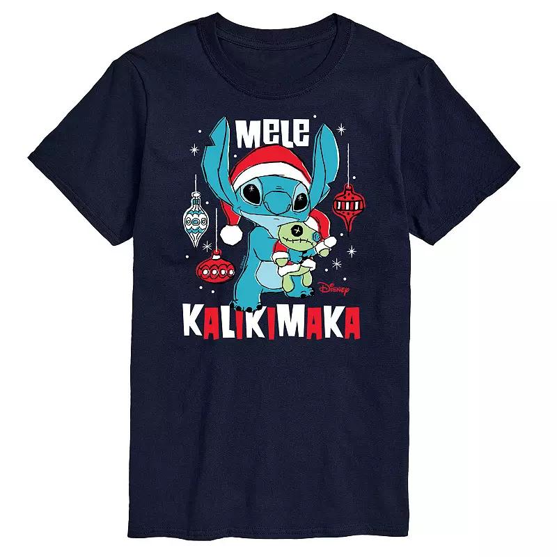 Disney's Lilo & Stitch Big & Tall Mele Kalikimaka Graphic Tee, Men's,  Product Image