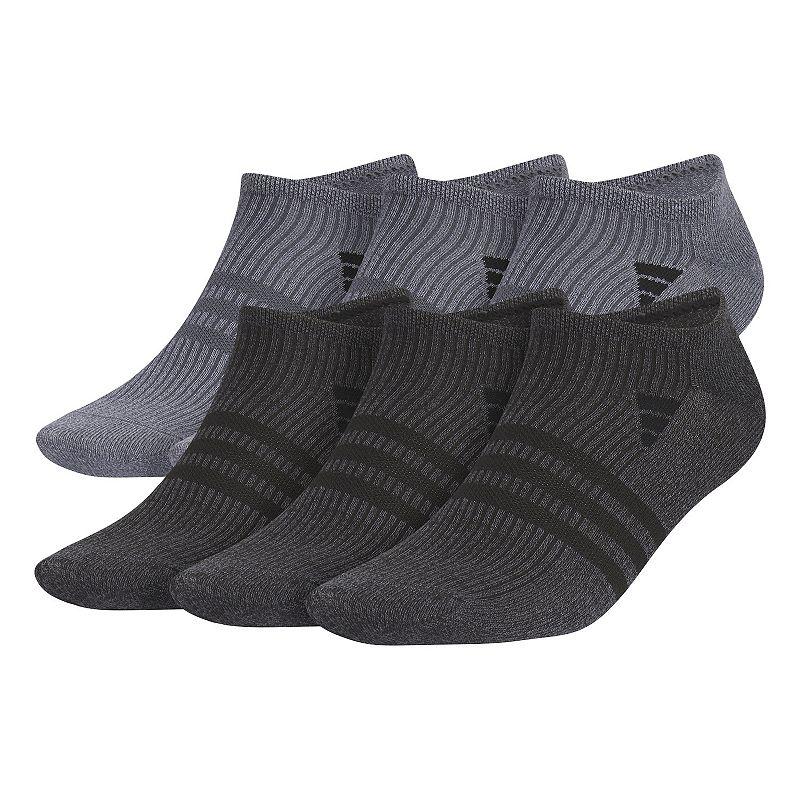 Men's adidas 6-Pack Superlite 3.0 No-Show Socks, Size: 8-12, Onix Gray Product Image