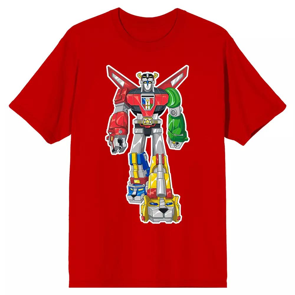 Men's Voltron Vehicle Team Red Graphic Tee,  Product Image