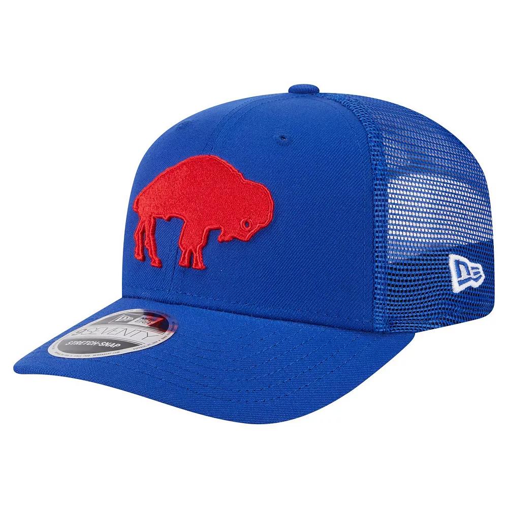 Men's New Era Royal Buffalo Bills Main Trucker 9SEVENTY Stretch-Snap Hat, Blue Product Image