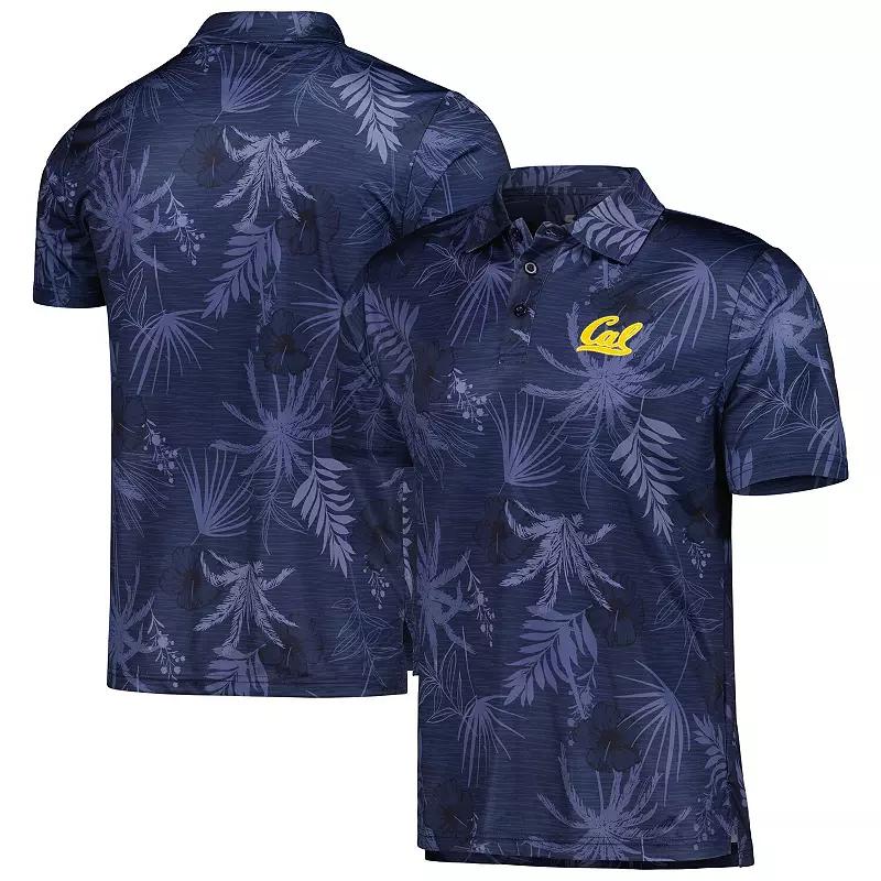 Men's Colosseum Navy Cal Bears Palms Team Polo,  Product Image