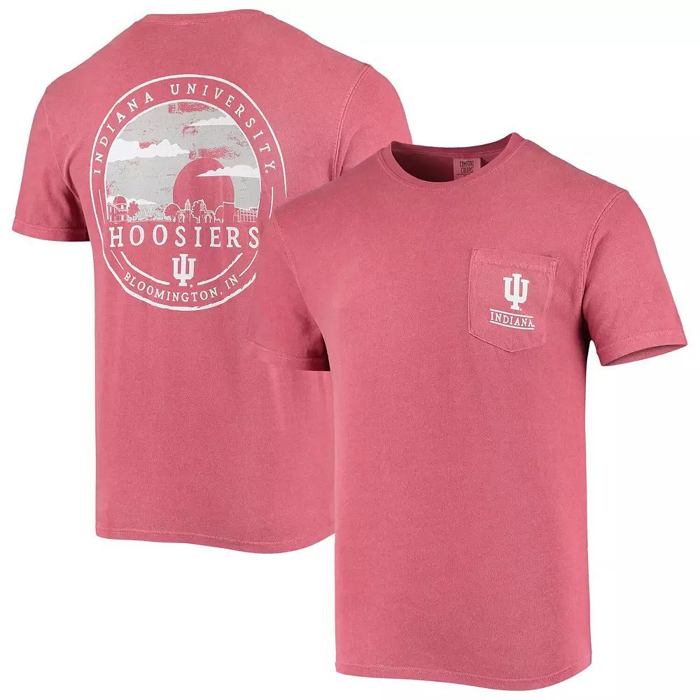Men's Crimson Indiana Hoosiers Circle Campus Scene T-Shirt,  Product Image