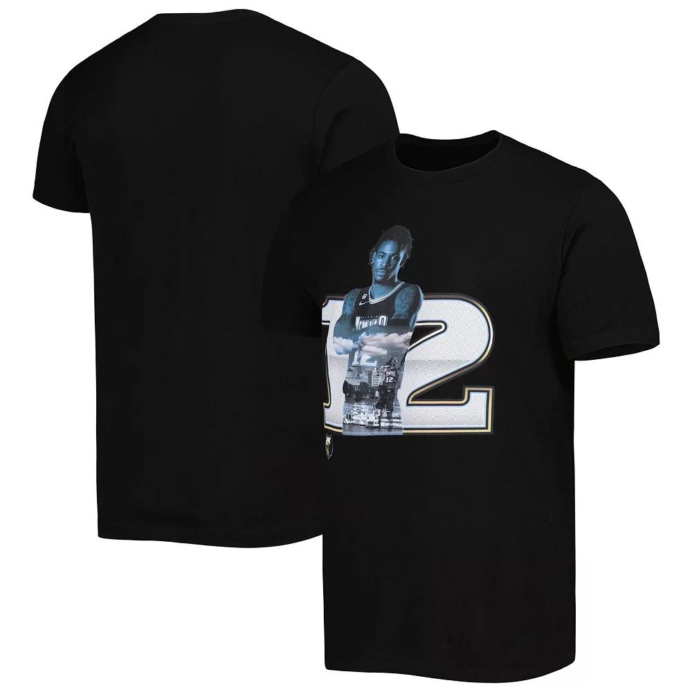 Men's Stadium Essentials Ja Morant Black Memphis Grizzlies Player Metro T-Shirt, Adult Unisex,  Product Image