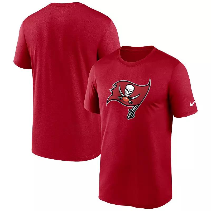 Men's Nike Red Tampa Bay Buccaneers Legend Logo Performance T-Shirt,  Product Image