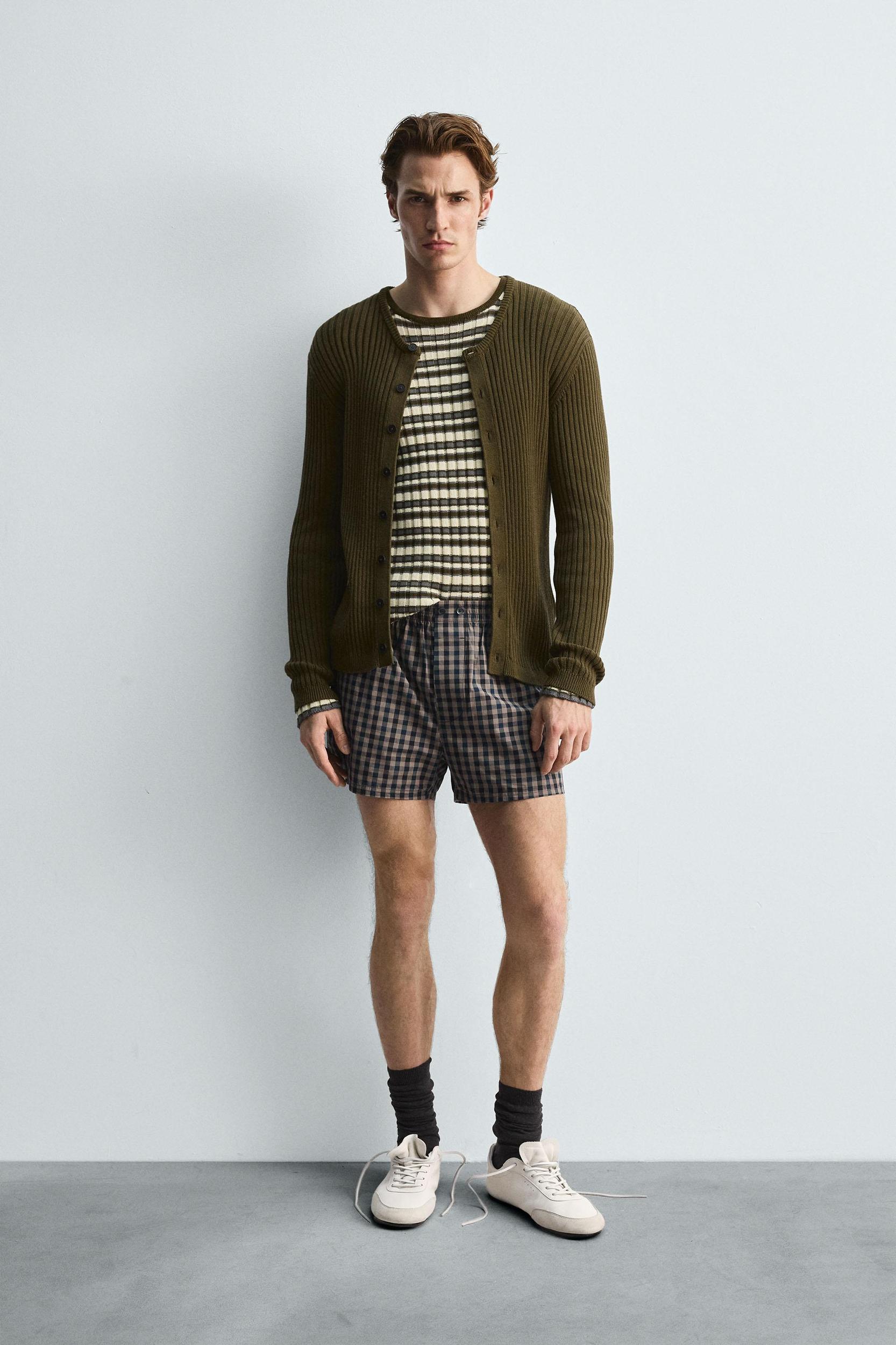 LIMITED EDITION CHECKERED POPLIN BOXERS Product Image