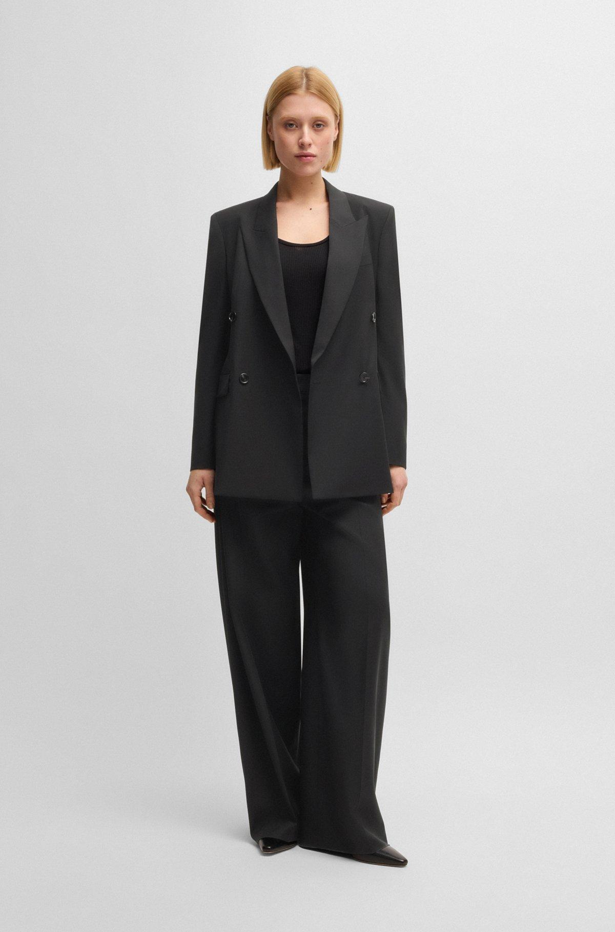 Regular-fit blazer in virgin wool Product Image