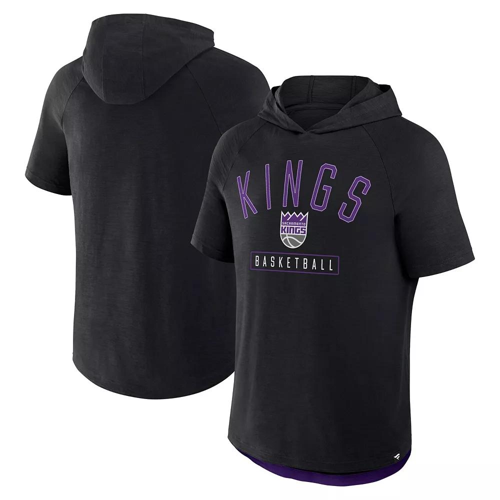 Men's Fanatics Black Sacramento Kings Pass Legend Hooded T-Shirt, Size: Large, Kng Black Product Image