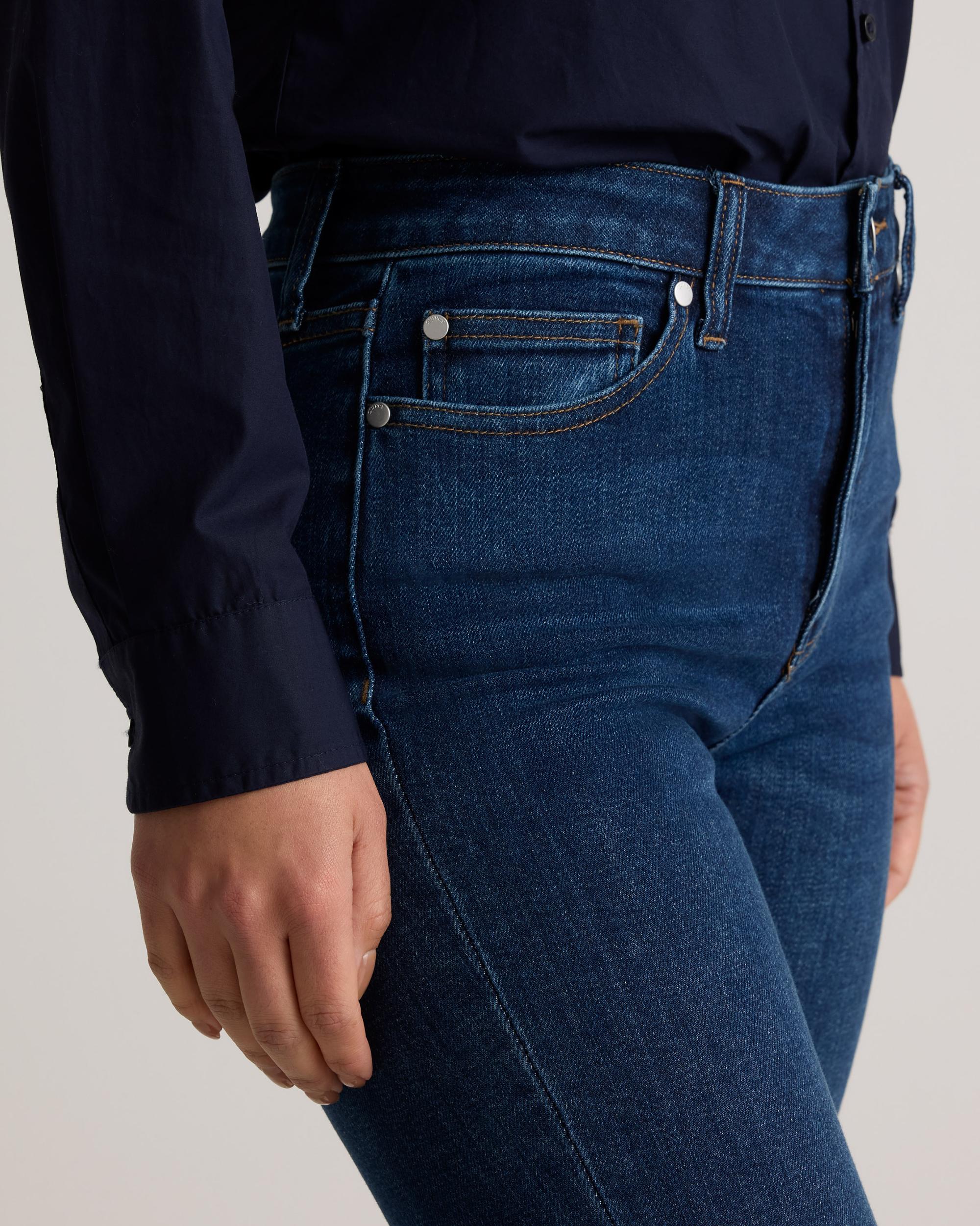 Quince | Women's Bella Stretch Kick Flare Jeans Organic Cotton Product Image