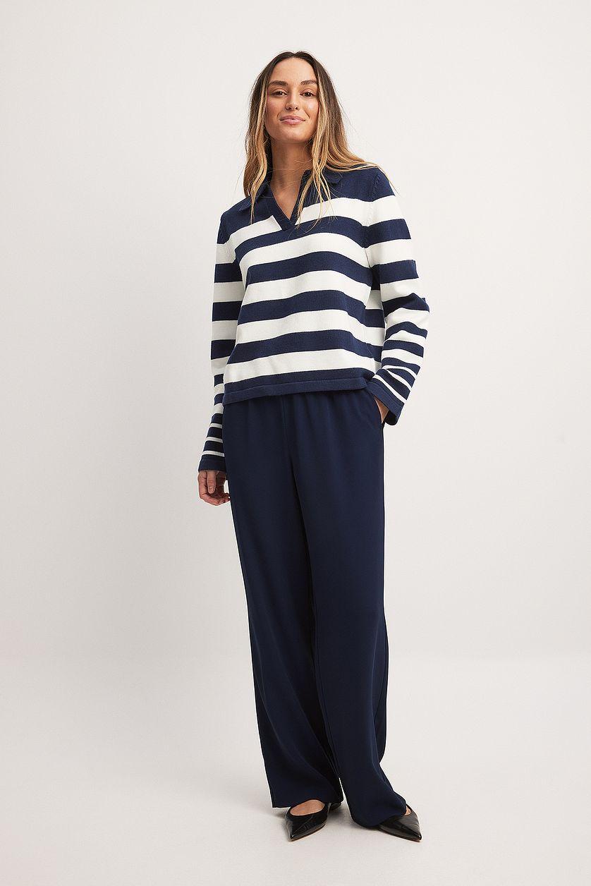 Relaxed Mid Waist Trousers Product Image