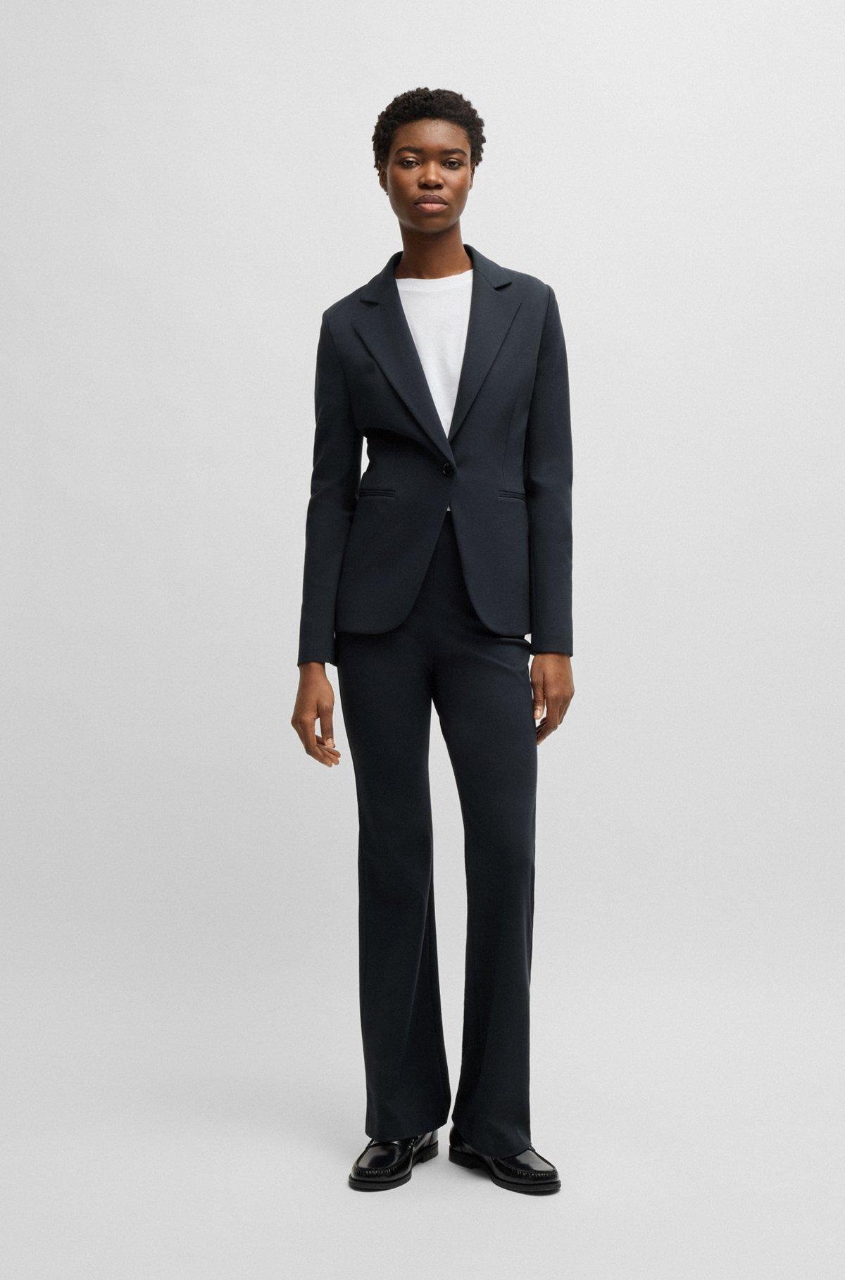 Fitted blazer in stretch jersey Product Image