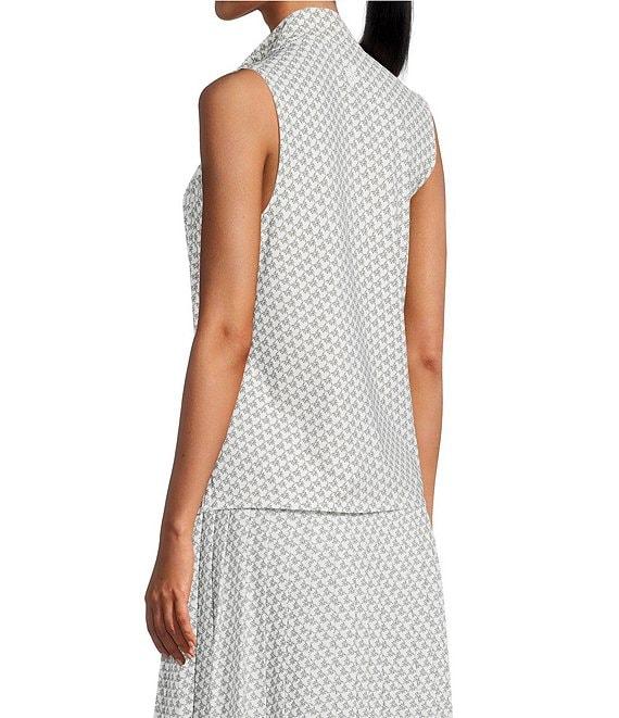 Tommy Bahama Coordinating Abby Puerto Palms Zip Front Mock Neck Top Product Image