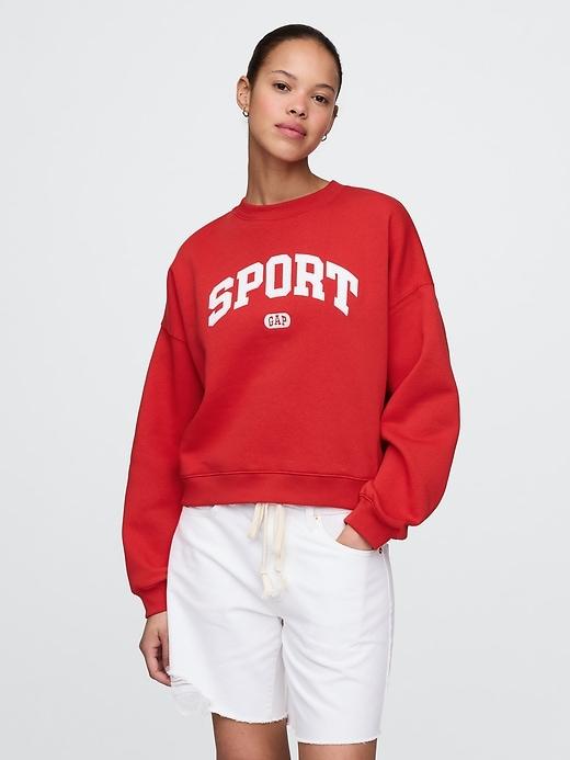 VintageSoft Wedge Crewneck Sweatshirt Product Image