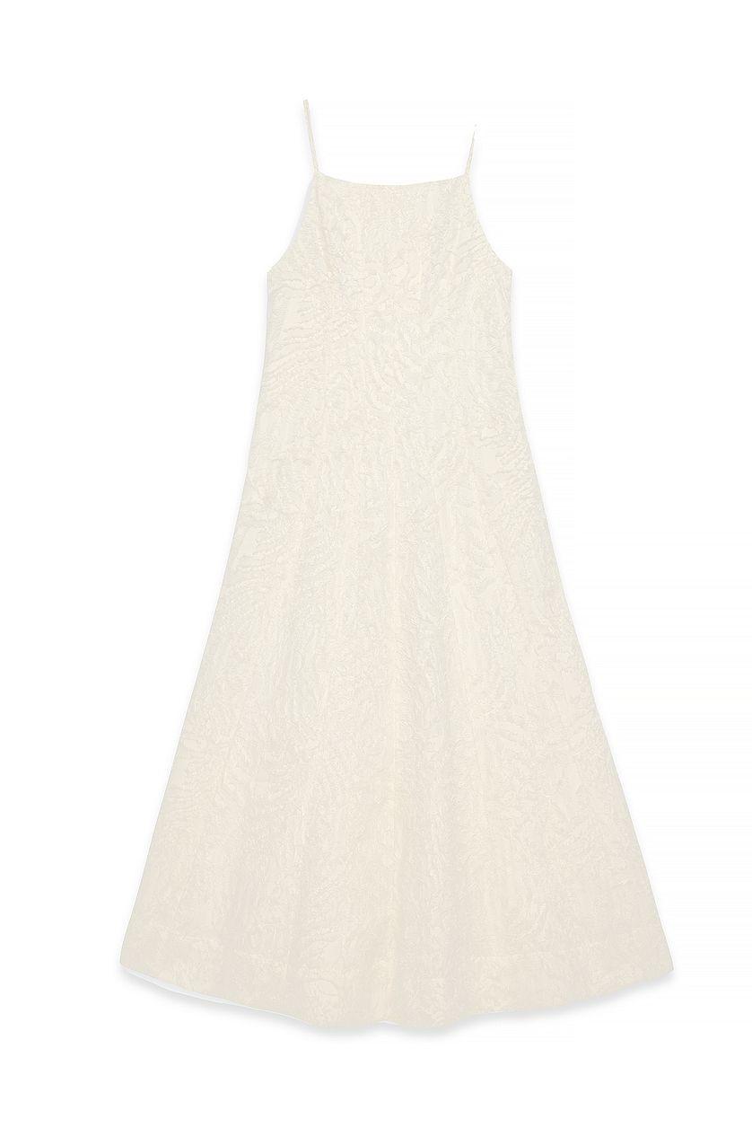 Fringe Seam Detail Maxi Dress Product Image