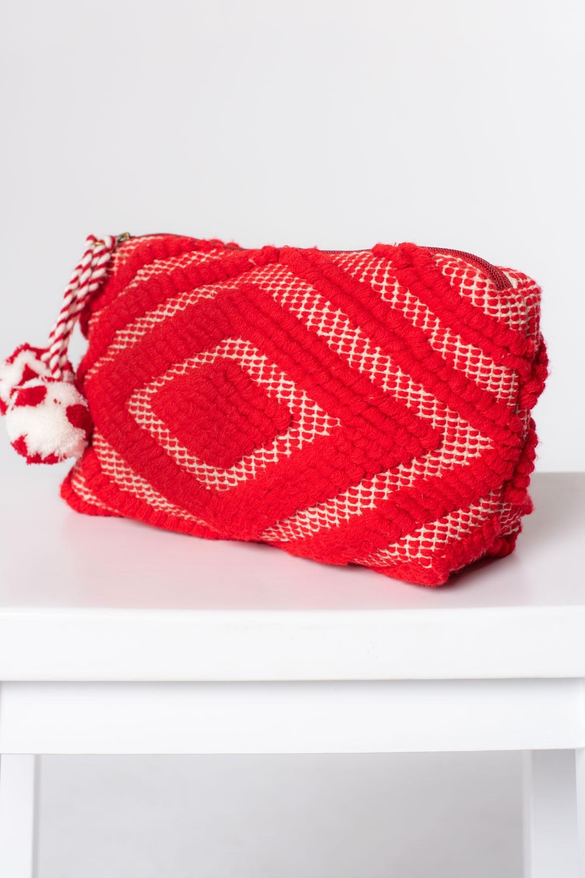 Diamond Motif Makeup Bag Product Image