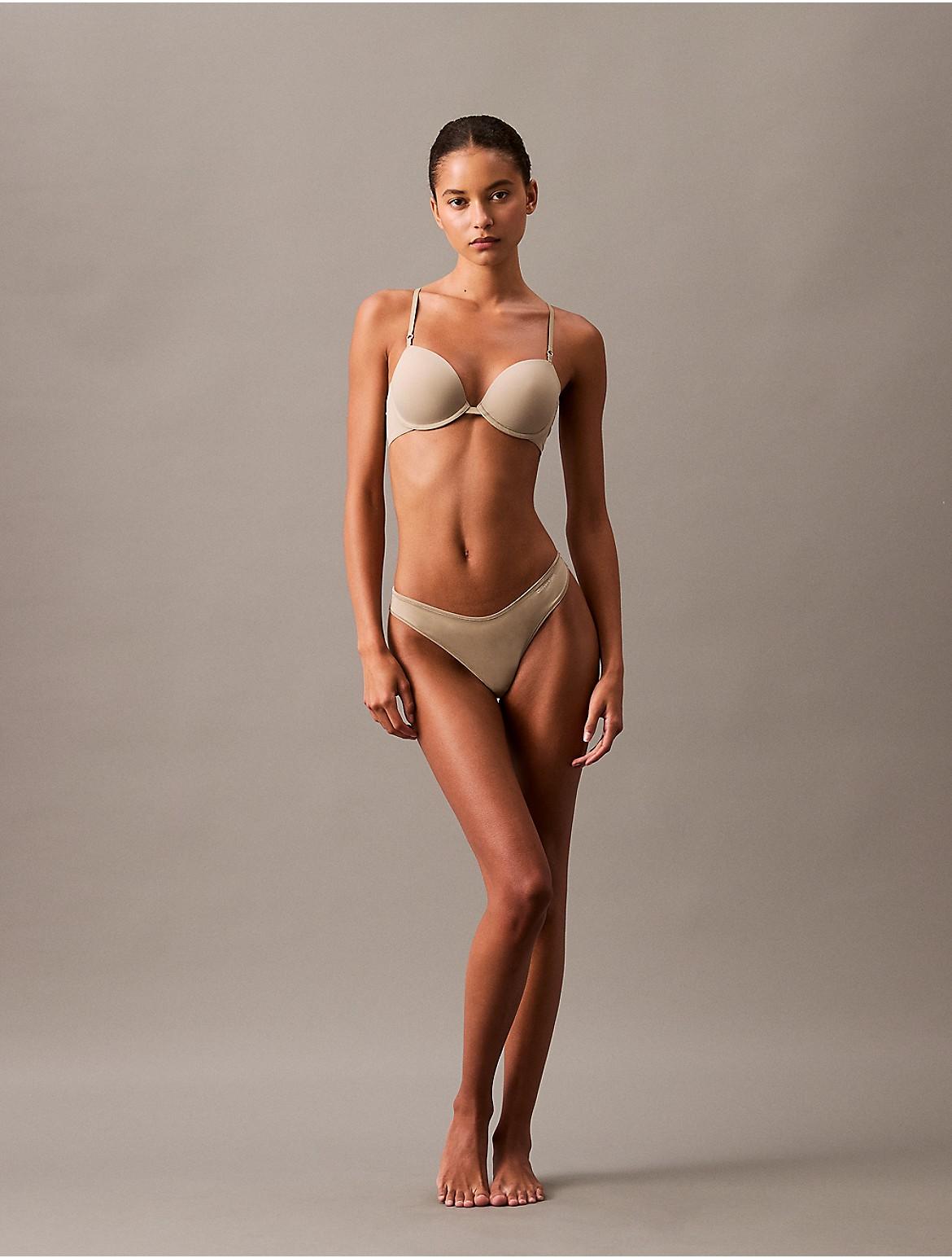 Calvin Klein Womens Calvin Klein Minimalist Micro Lightly Lined Demi Bra - Neutral Product Image