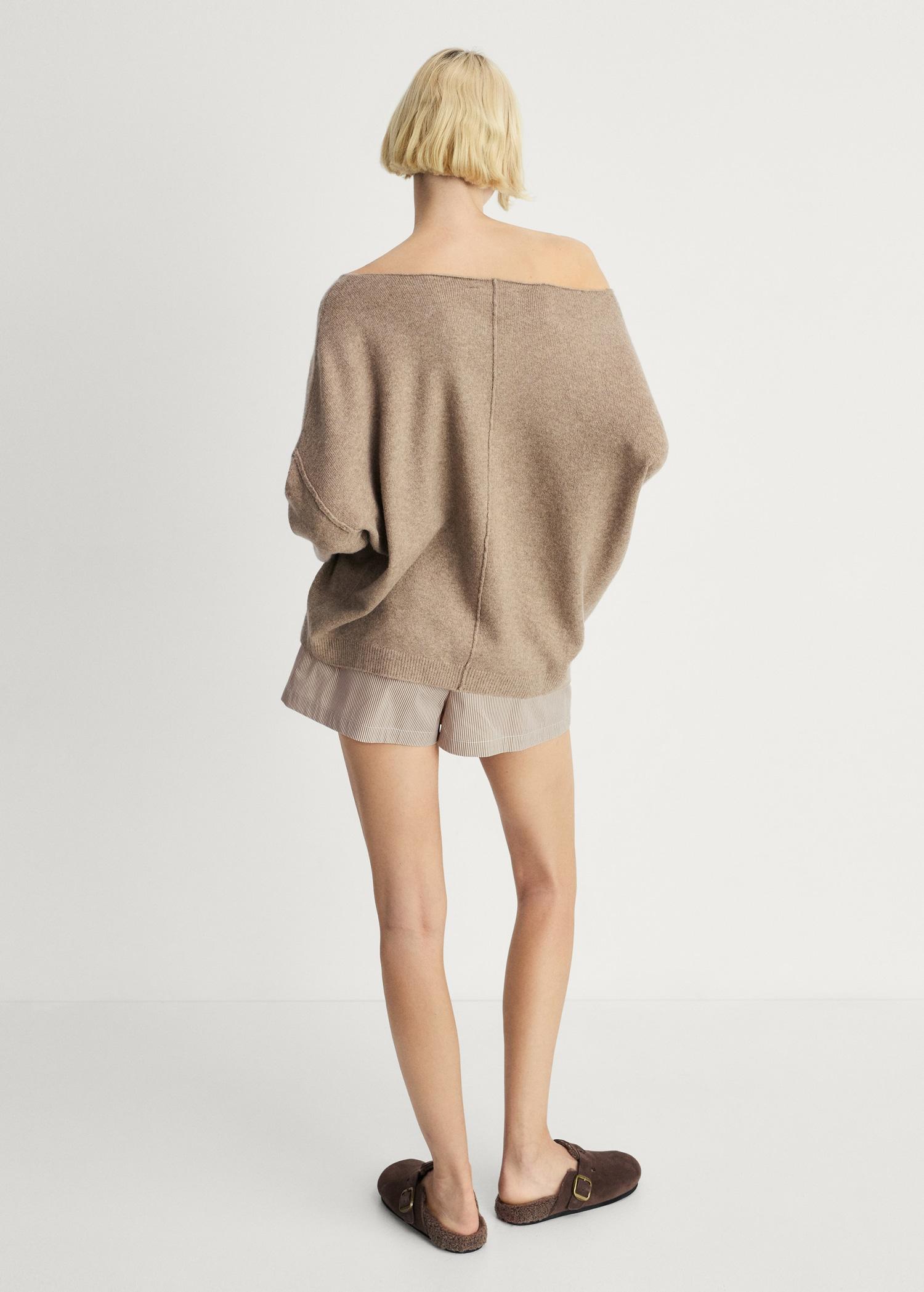 Oversize knit sweater - Women | MANGO USA Product Image