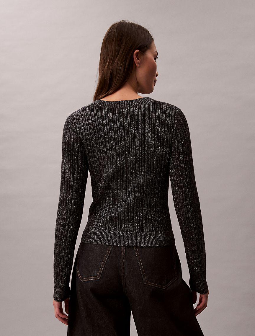 Lurex Merino Wool Blend Sweater Product Image