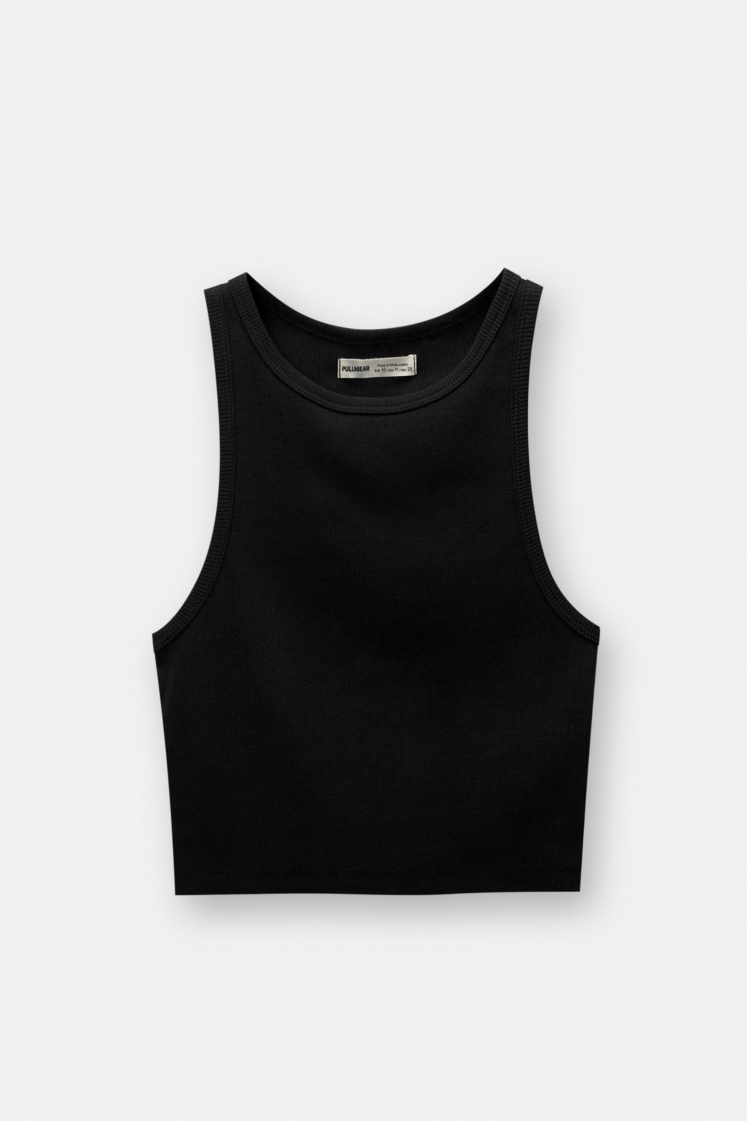 Basic cropped tank top Product Image