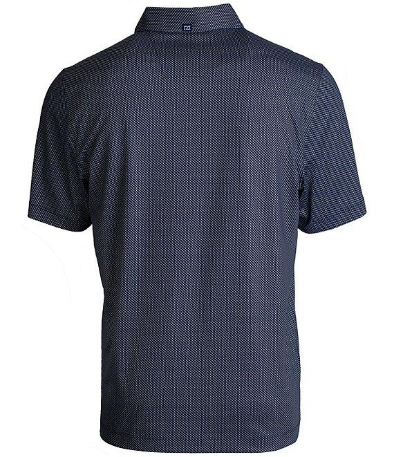 Cutter & Buck Big & Tall Performance Stretch Forge Eco Symmetry Print Sleeve Polo Shirt Product Image