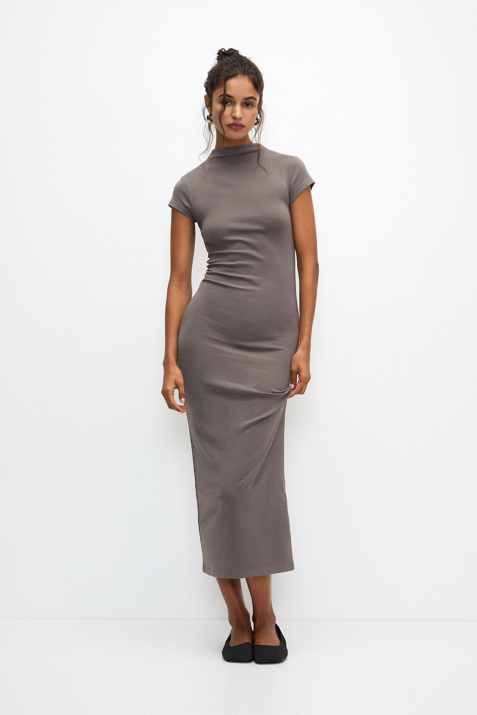 Mock neck midi dress Product Image