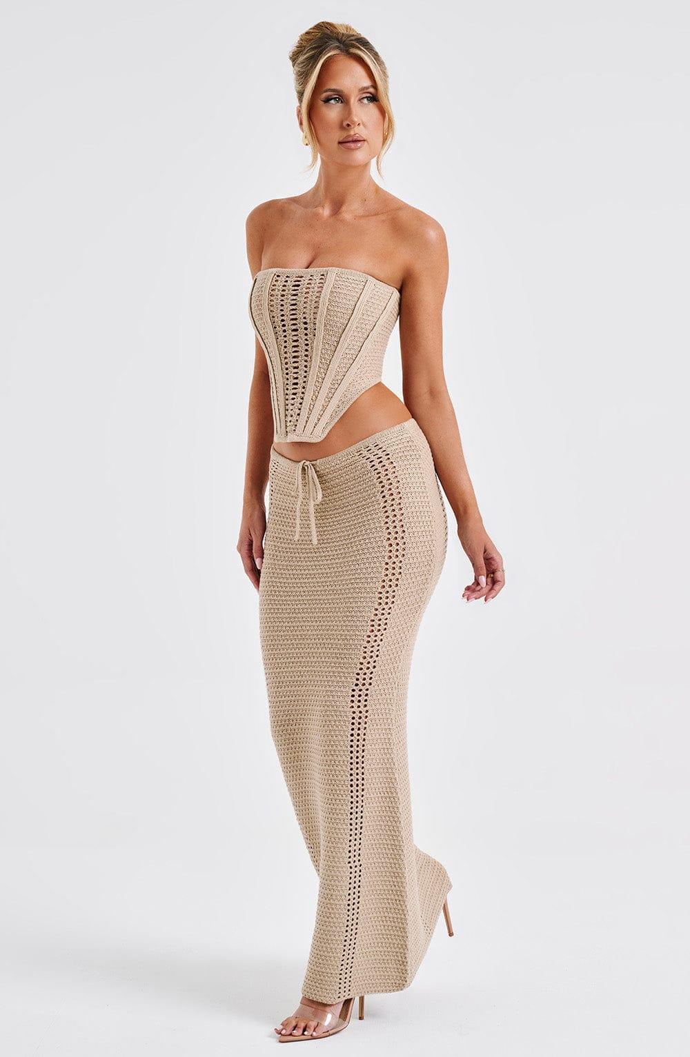 Chayenne Maxi Skirt - Beige Product Image