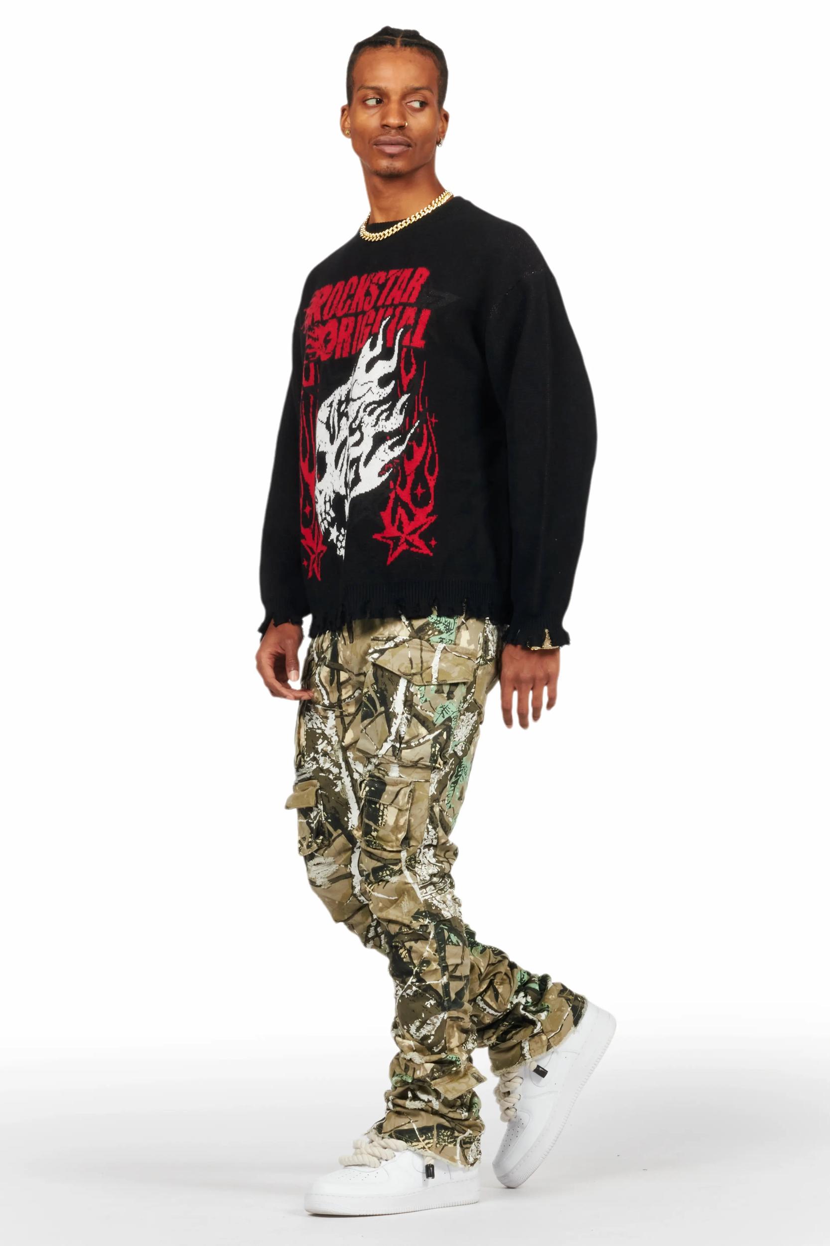 Gentry Tree Camo Stacked Flare Jean Male Product Image