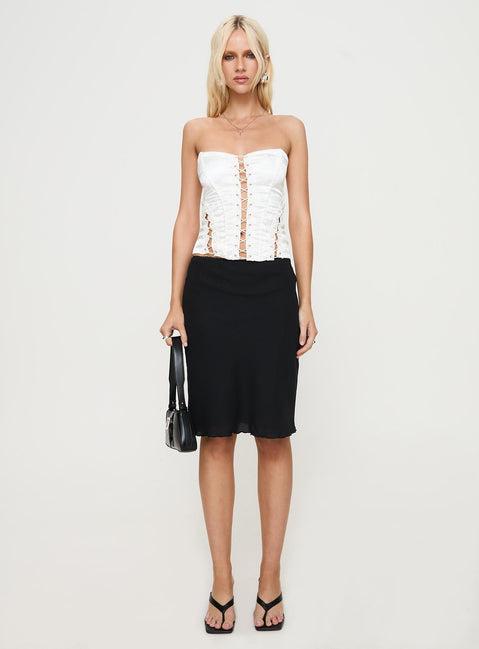 Mochi Corset Top White Product Image