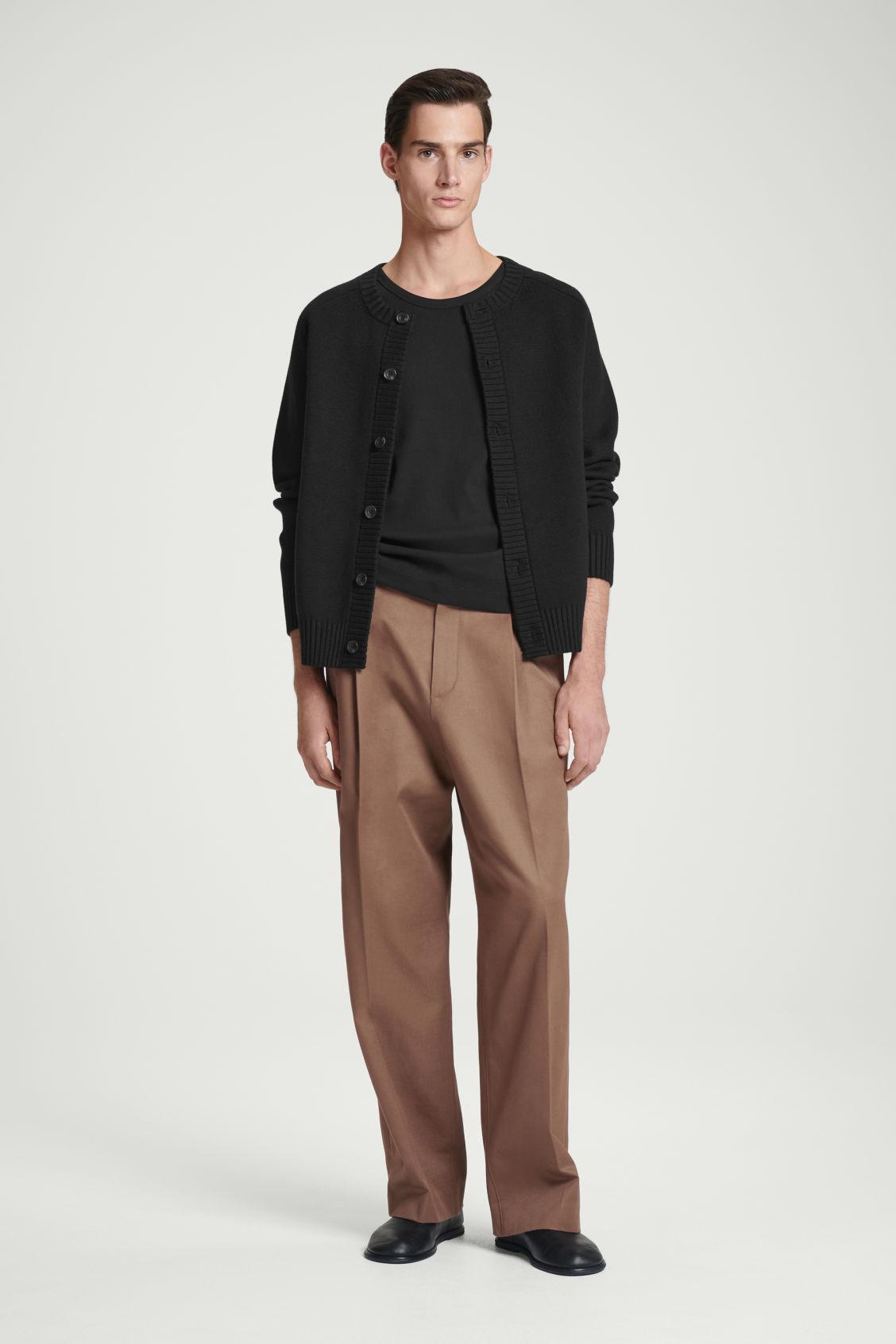 SLIM RIBBED COTTON TANK TOP Product Image