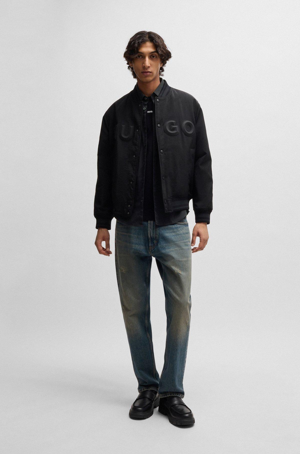 Slim-fit shirt in stretch-cotton canvas Product Image