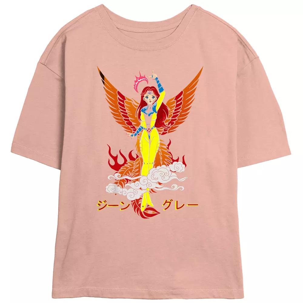 Juniors' X-Men Jean Grey Becoming Phoenix Skimmer Graphic Tee, Girl's,  Product Image