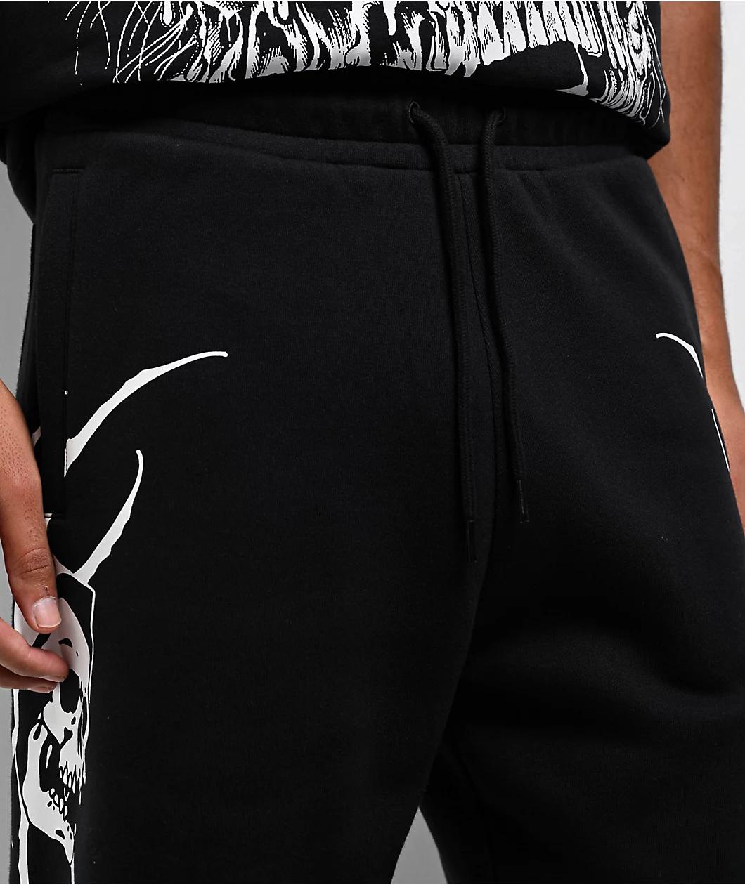 Lurking Class by Sketchy Tank x Kyle Grand Sins Black Sweat Shorts Product Image