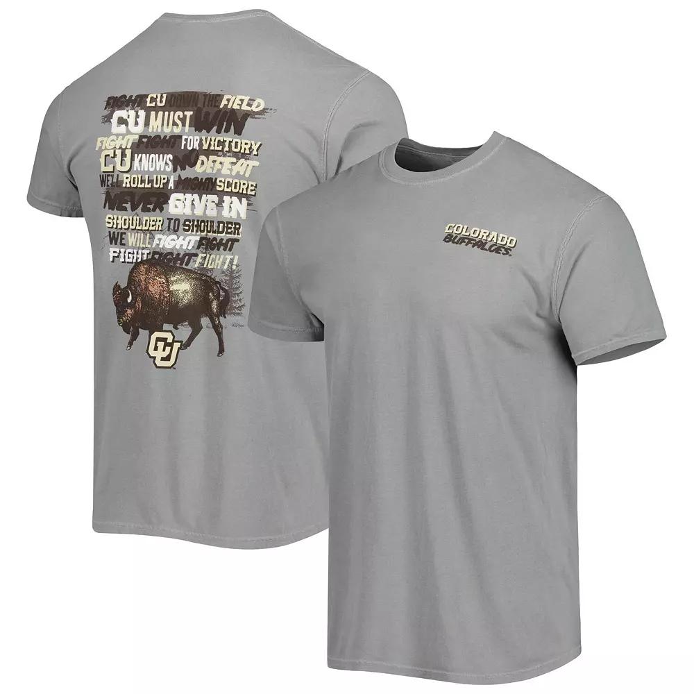 Men's Gray Colorado Buffaloes Hyperlocal T-Shirt, Size: 3XL, Grey Product Image