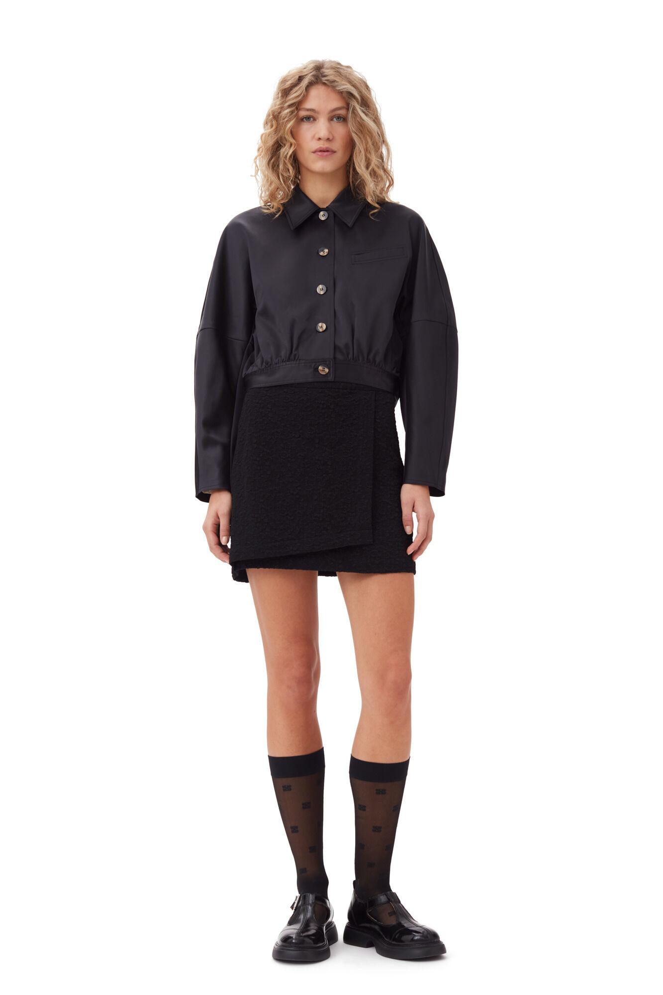 Double Satin Short Jacket Product Image