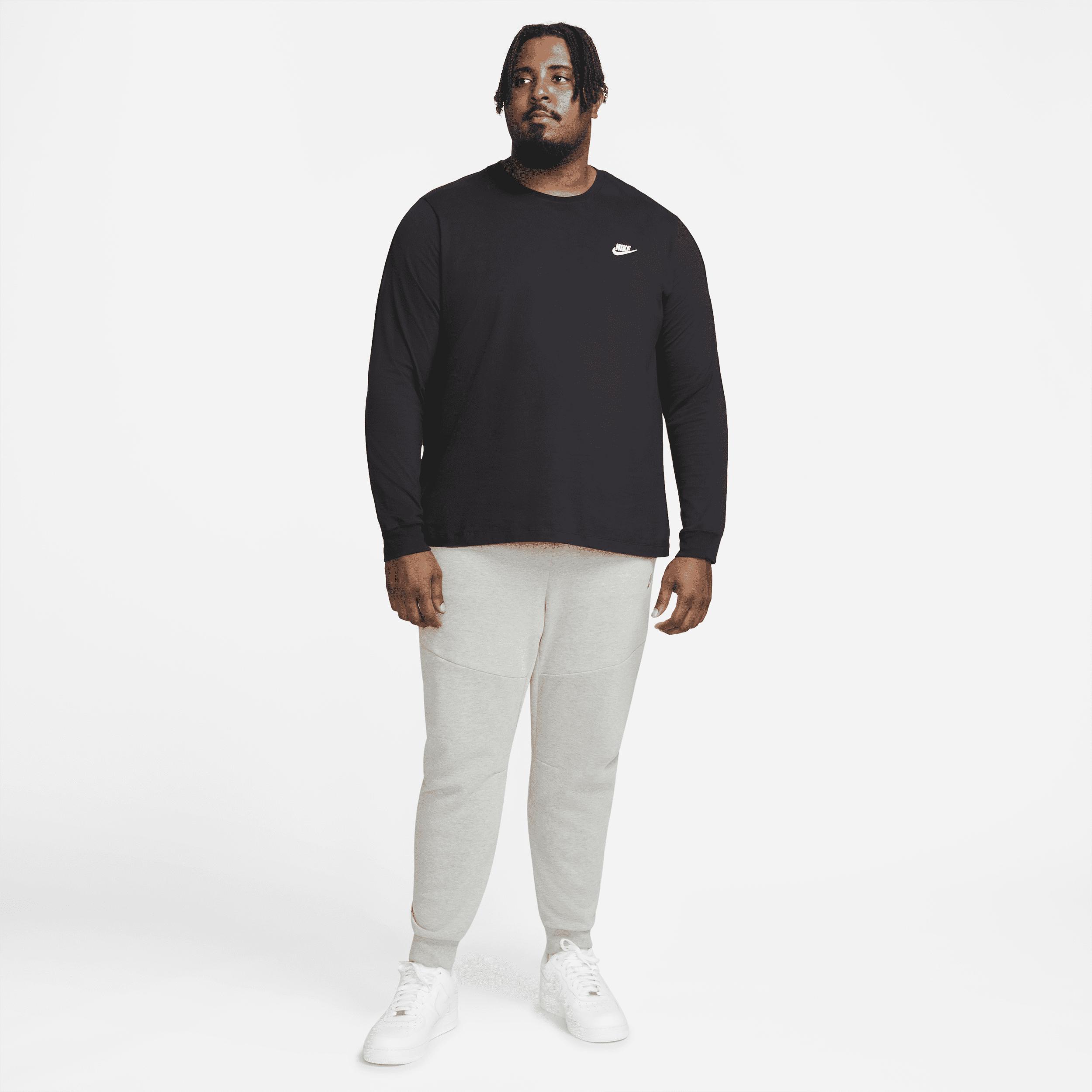 Mens Nike Sportswear Club Long-Sleeve T-Shirt | AR5193-010 Product Image