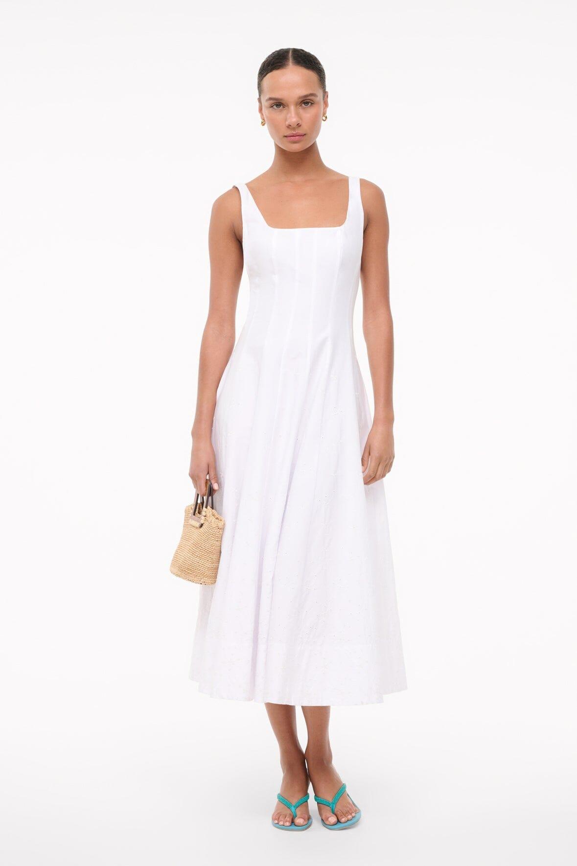 WELLS DRESS | WHITE EMBROIDERY Product Image