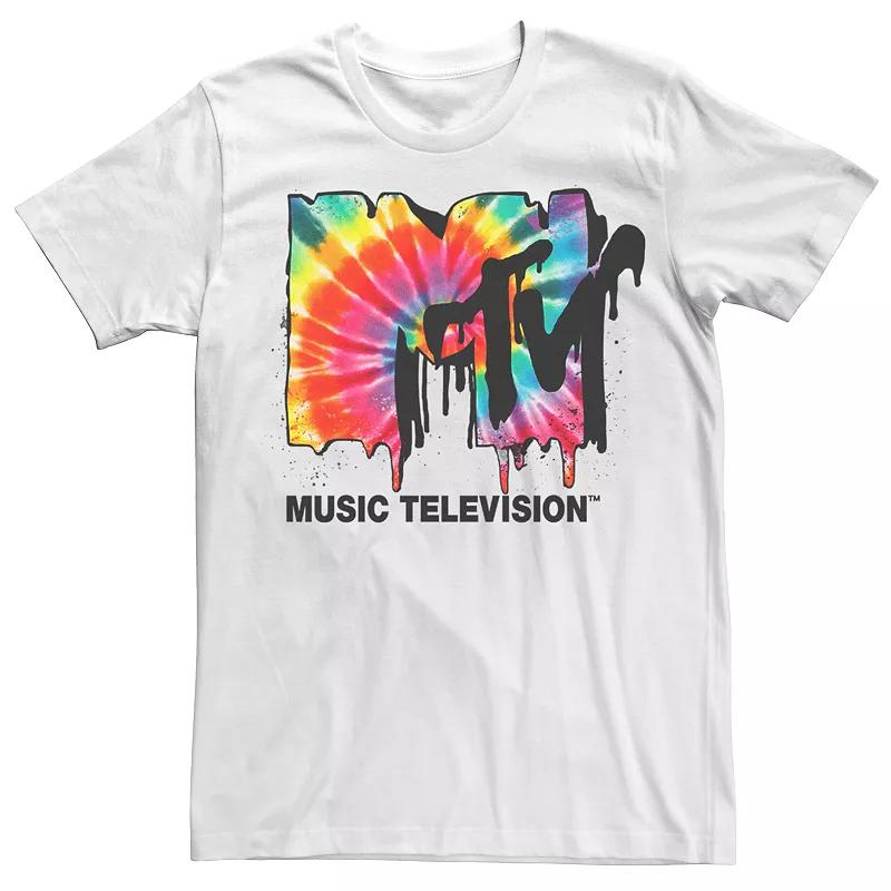 Men's MTV Drip Tie Dye Logo Tee,  Product Image
