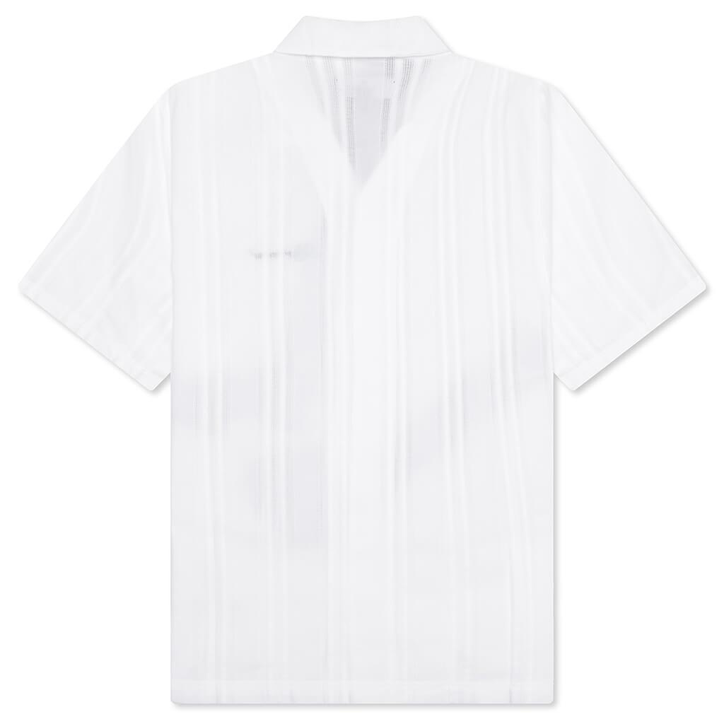 Embroidered Bowling Shirt - Antique White Male Product Image