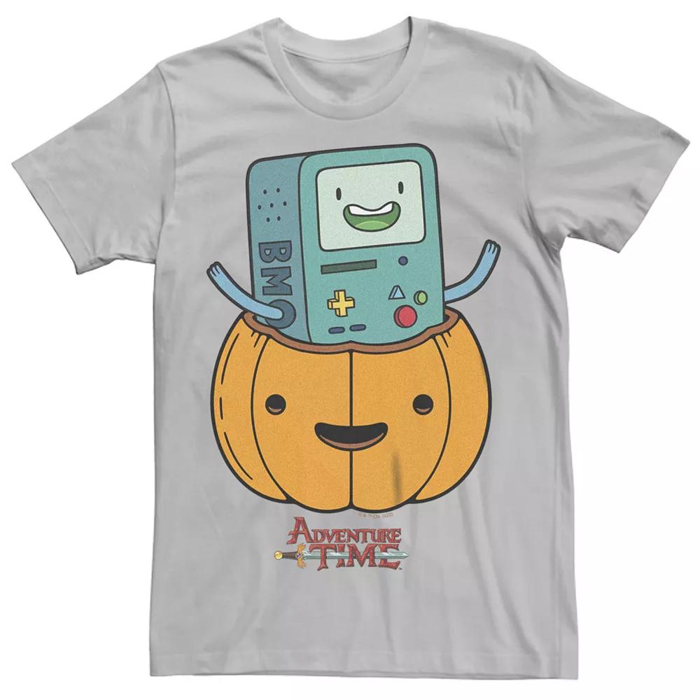Men's Adventure Time Halloween BMO Jack-o'-lantern Graphic Tee,  Product Image