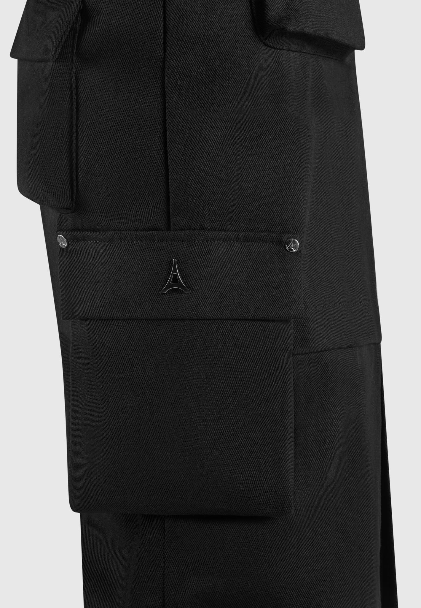 Cargo Midaxi Skirt - Black Female Product Image