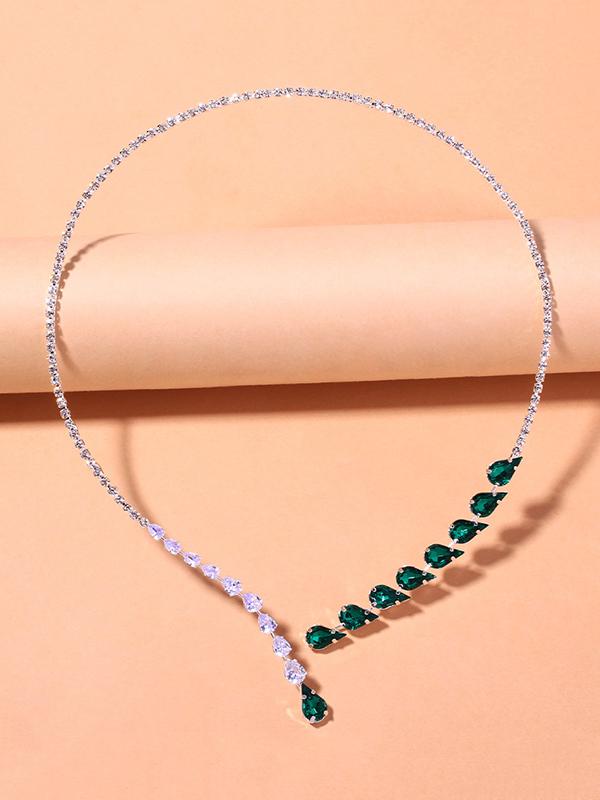 Original Stylish Statement Crystal Necklace Product Image