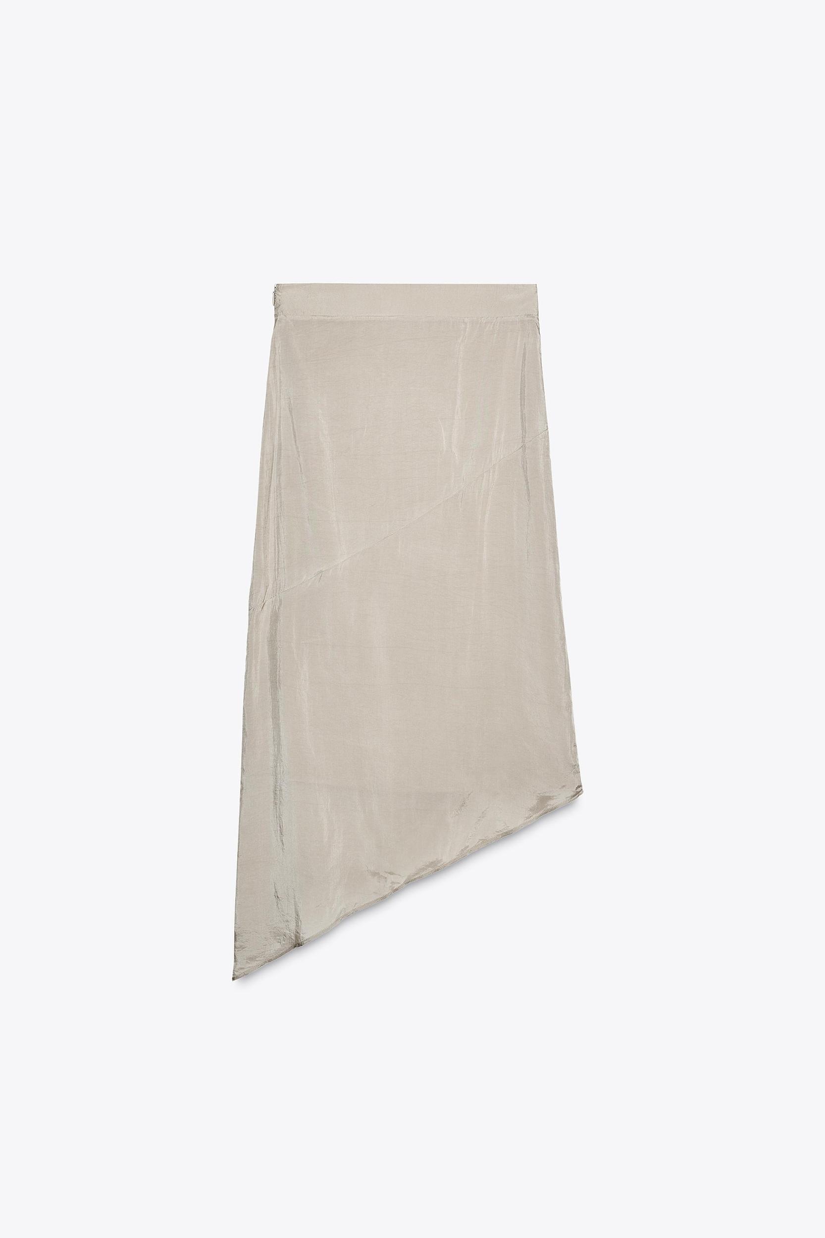 ZW COLLECTION EMBROIDERED ASYMMETRIC SKIRT Product Image