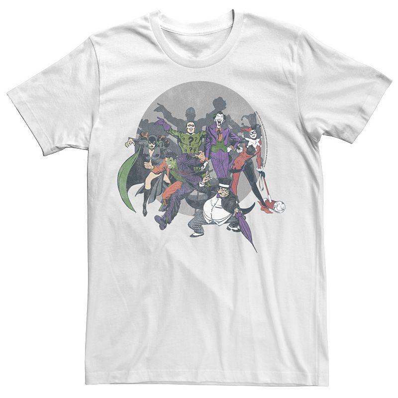 Men's Batman Villains Group Shot Poses Tee,  Product Image