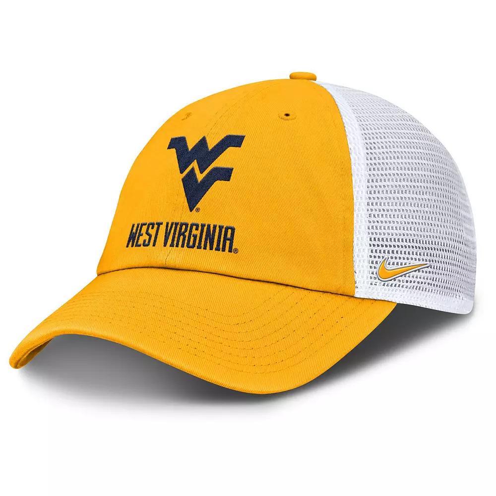 Men's Nike Gold West Virginia Mountaineers Club Trucker Adjustable Hat Product Image