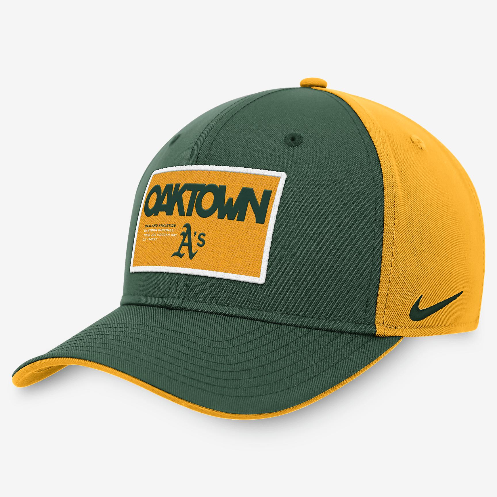Oakland Athletics Classic99 Color Block Men's Nike MLB Adjustable Hat Product Image