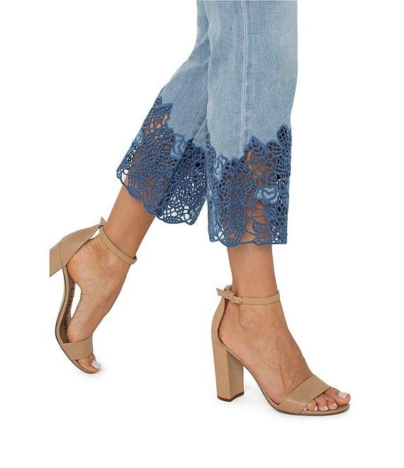Liverpool Los Angeles Hanna Stretch Denim High Rise Cropped Flare Leg Jeans Product Image