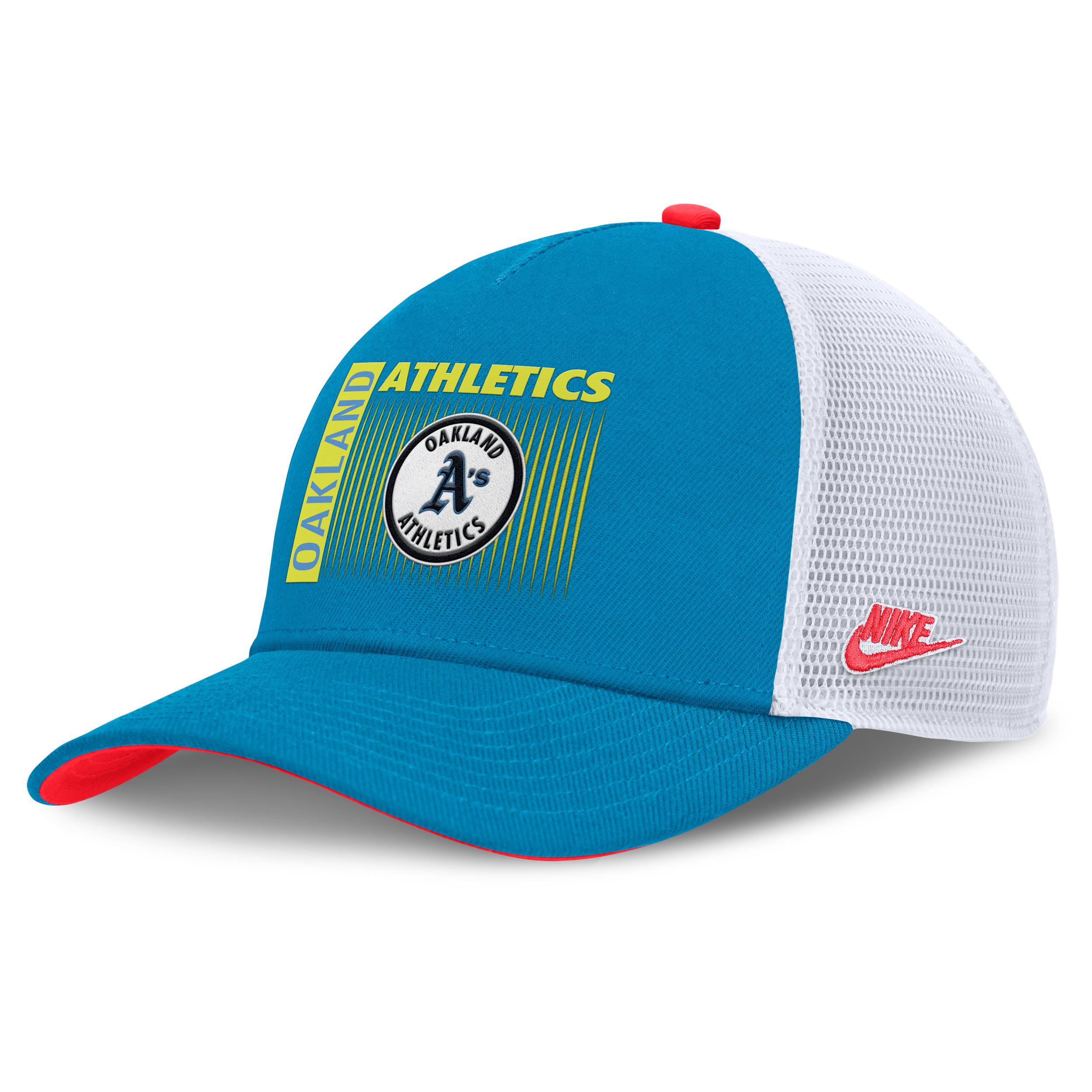 Chicago Cubs Neon 90s Rise Nike Mens Dri-FIT MLB Trucker Adjustable Hat | NB520GMTC78-53M Product Image