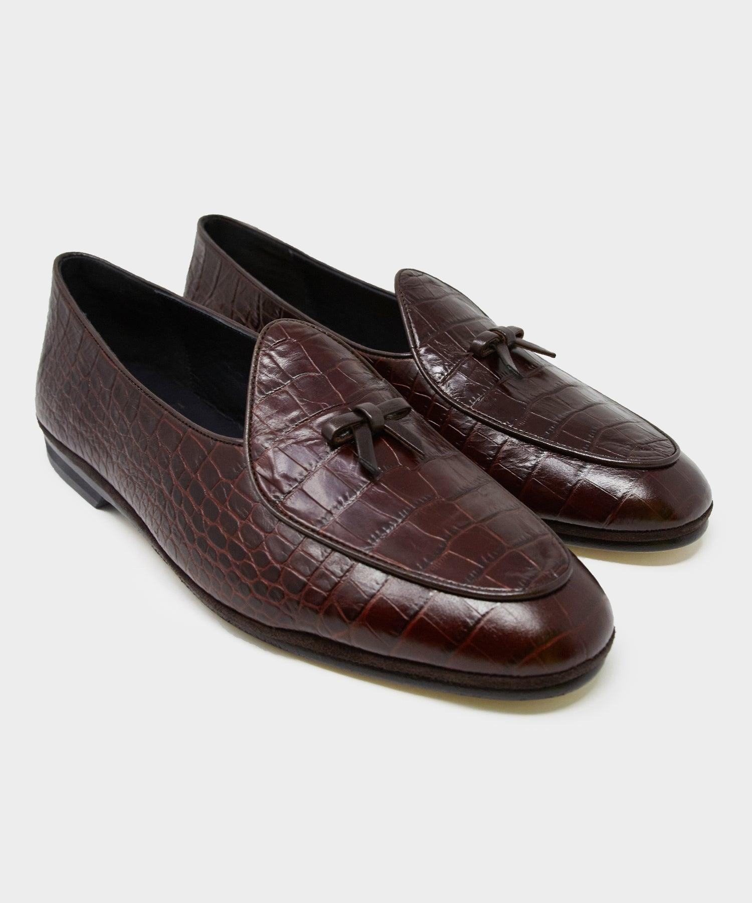 Todd Snyder x Rubinacci Croc Marphy Loafer Product Image